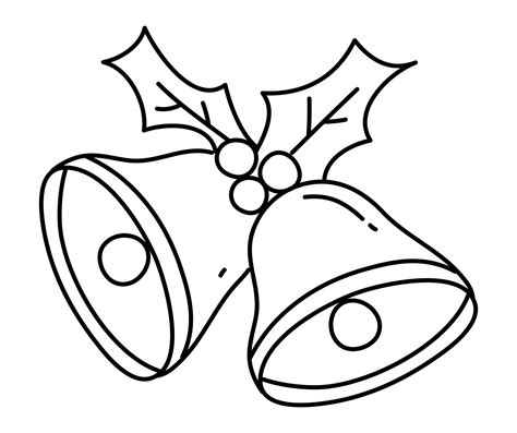 Christmas Coloring Pages with Bells