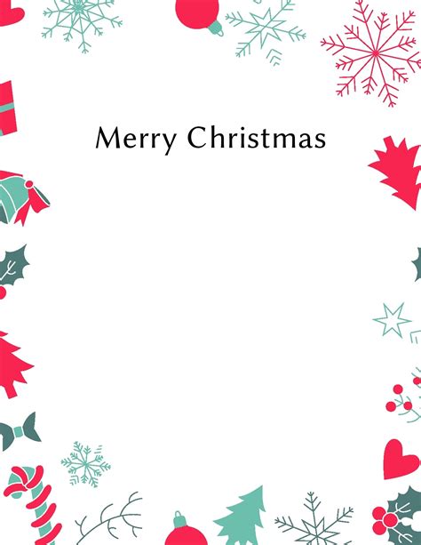 Christmas Letter Templates