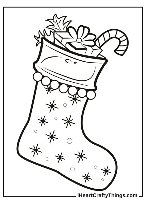 Christmas stockings Christmas coloring printables