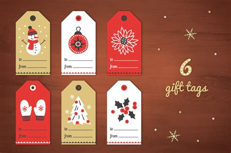 Christmas Tags with Ribbons