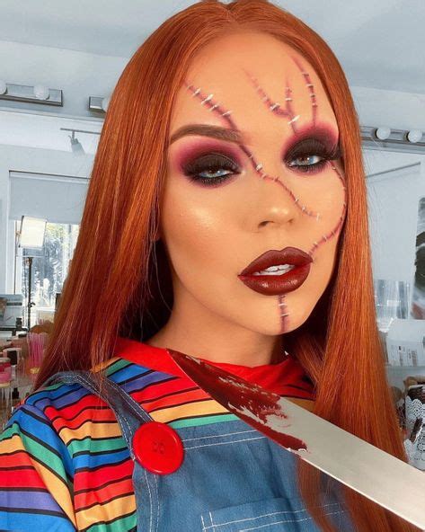 Chucky Makeup Look Image