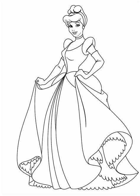 Cinderella Printable Coloring Pages