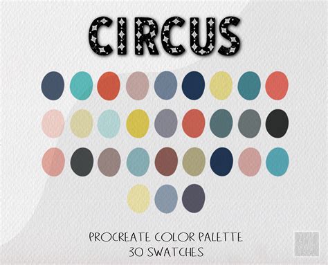 Circus Color Palette Inspiration