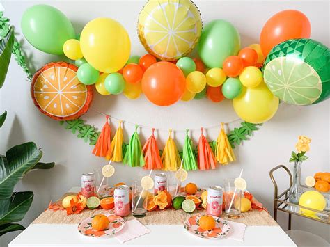 Citrus Color Palette Party Decorations