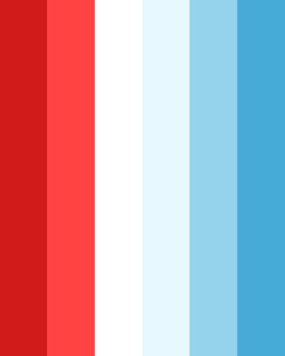 Classic Red White Blue Color Palette Ideas