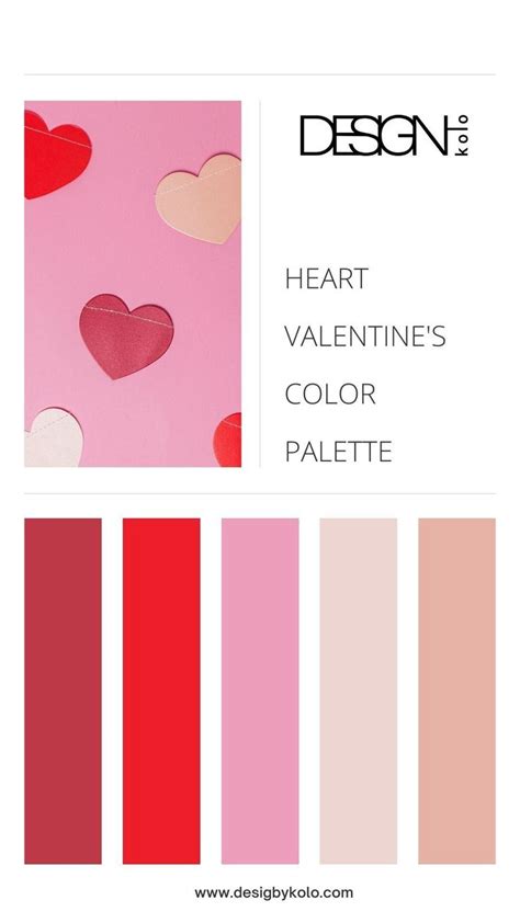 Classic Valentine's Day Color Palette