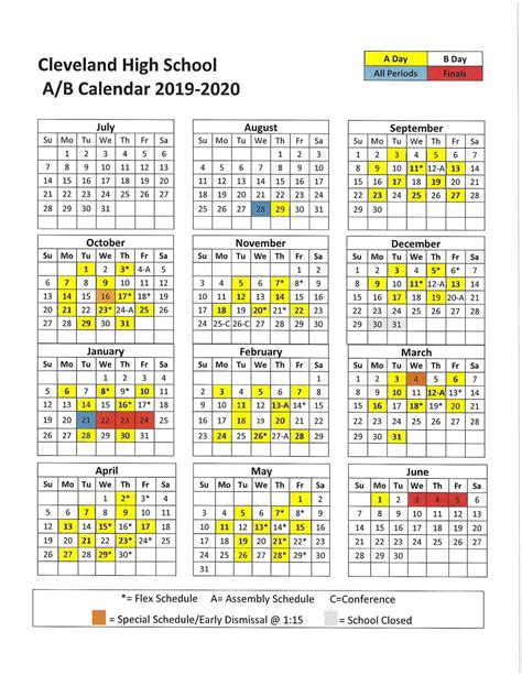 Cleveland Metro School District Calendar Breaks