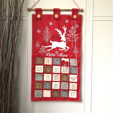 Cloth advent calendars offer a fun and eco-friendly way to count down the days until Christmas