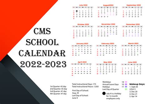 CMS School Calendar Image 8