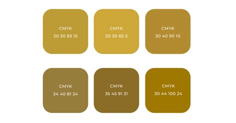 CMYK Gold