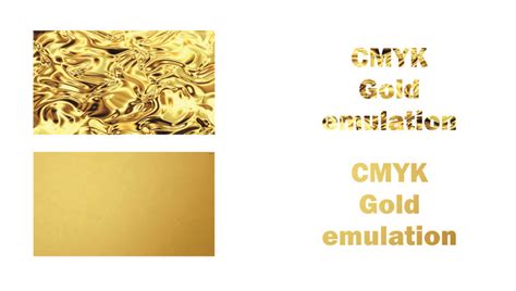 CMYK Metallic Gold