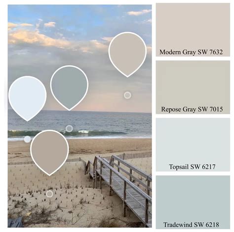 Coastal and Cool Color Palette