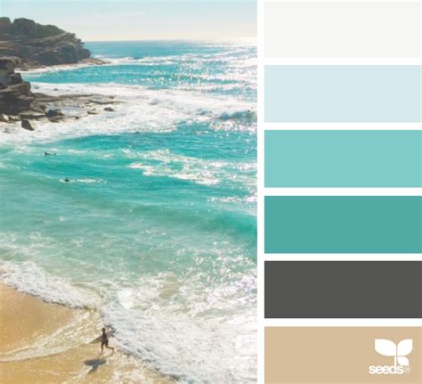 Coastal Beach Color Palette Inspiration