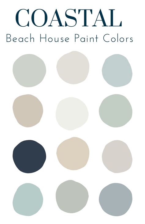 Coastal Blues and Whites color scheme