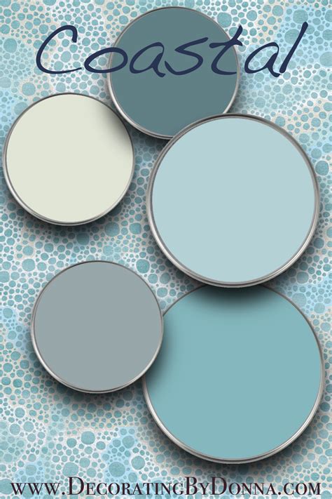 Coastal cool color palette