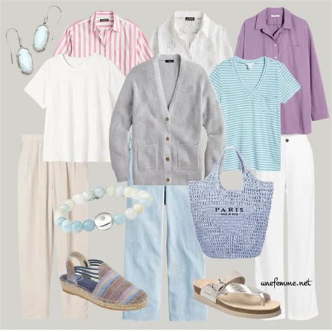 A coastal summer color palette with calming colors