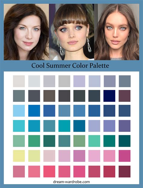 Cold Summer Color Palette