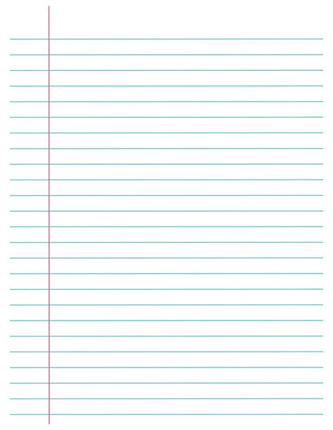 College-Ruled Lined Paper