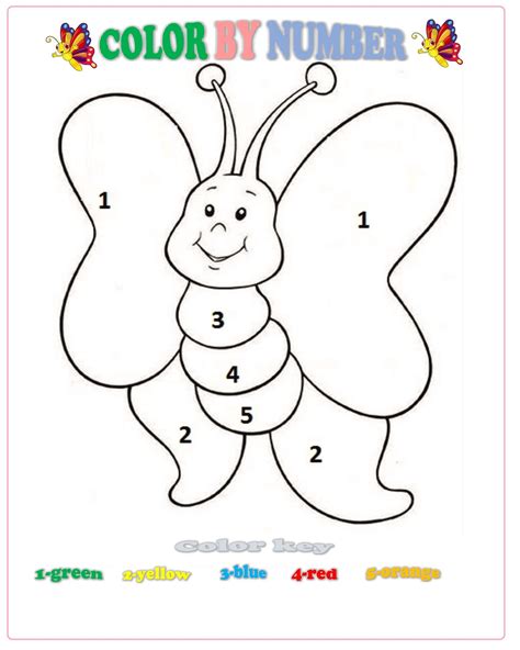 Color by Number Activities for Kids