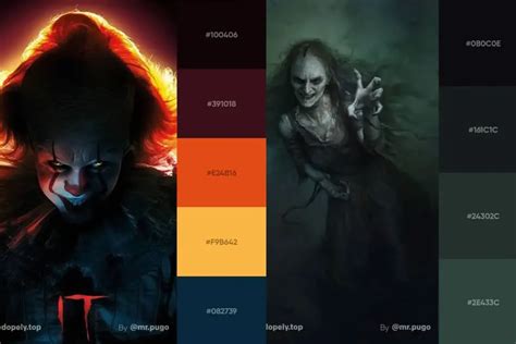 Color Combinations for Horror Movies