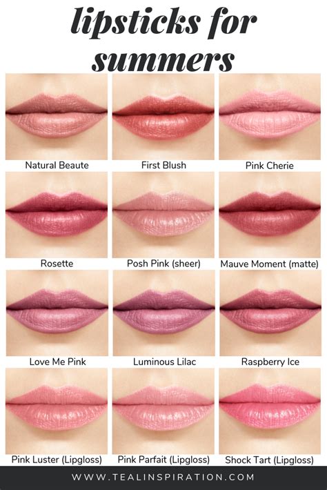 Color Me Beautiful Summer Palette Lipsticks