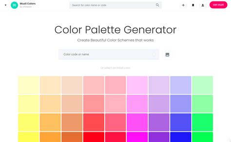 Color Palette Name Generator