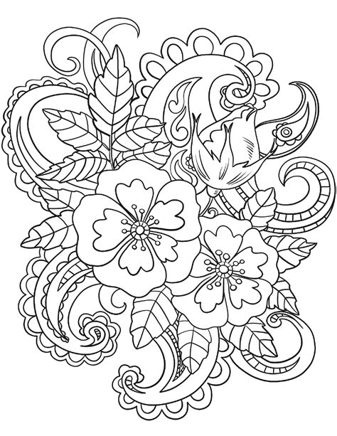 Coloring page designs for girls