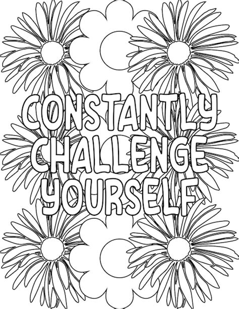 Coloring Sheets for Self-Expression