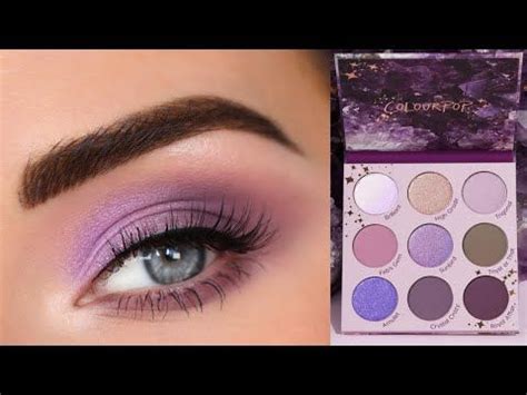 Colourpop Purple Palette look 1