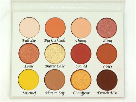 ColourPop Yes Please Palette open and showing the shades