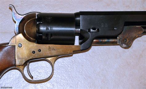 A replica Colt 1851 Navy revolver