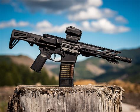 A combat assault rifle being used at long range