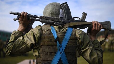 A combat assault rifle being tested for reliability