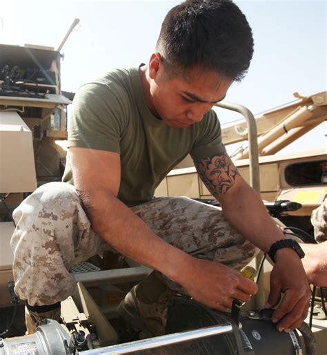 Combat Engineer Marines humanitarian aid