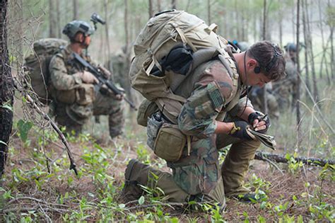 Army soldiers in combat training