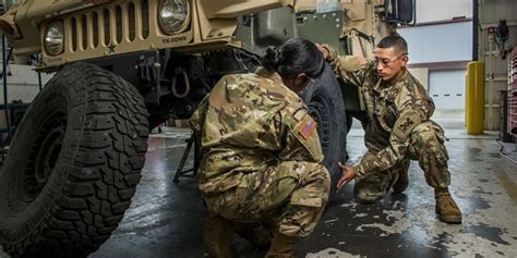 Army vehicle in combat zone