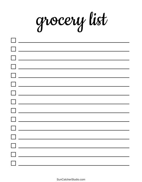 Common mistakes to avoid when using a grocery list printable template