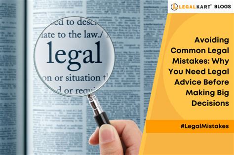 Common mistakes to avoid when seeking legal advice