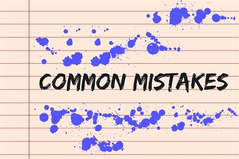 Common Mistakes to Avoid When Using Lined Papers