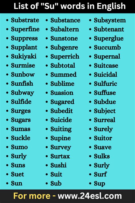 Delving into the common yet fascinating Su words