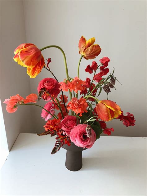 Complementary Colour Flower Arrangement