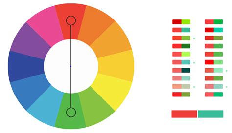 Complementary Red Palette