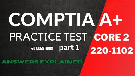 CompTIA A+ practice exams