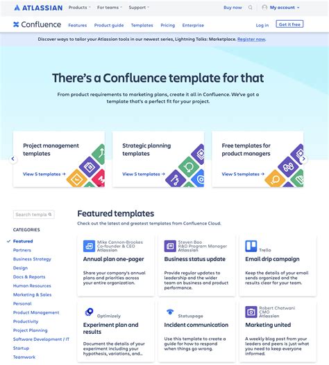 Confluence Template Library