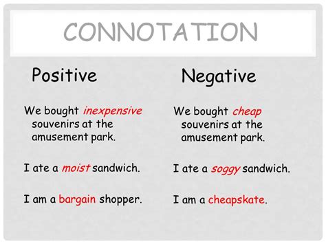 Using context and connotation