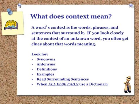 Context Meaning