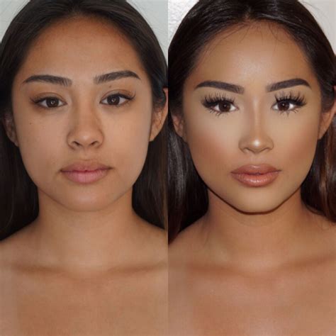 Contour makeup look 7