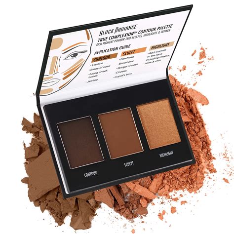 Contouring with Black Radiance Palette