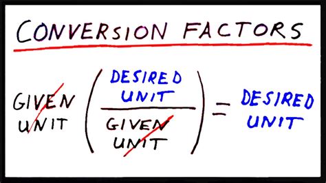 Conversion Factor Example