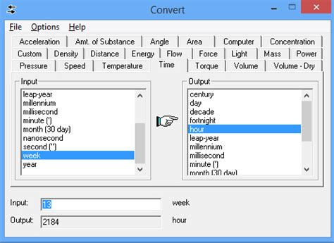 Conversion tool for yards to meters